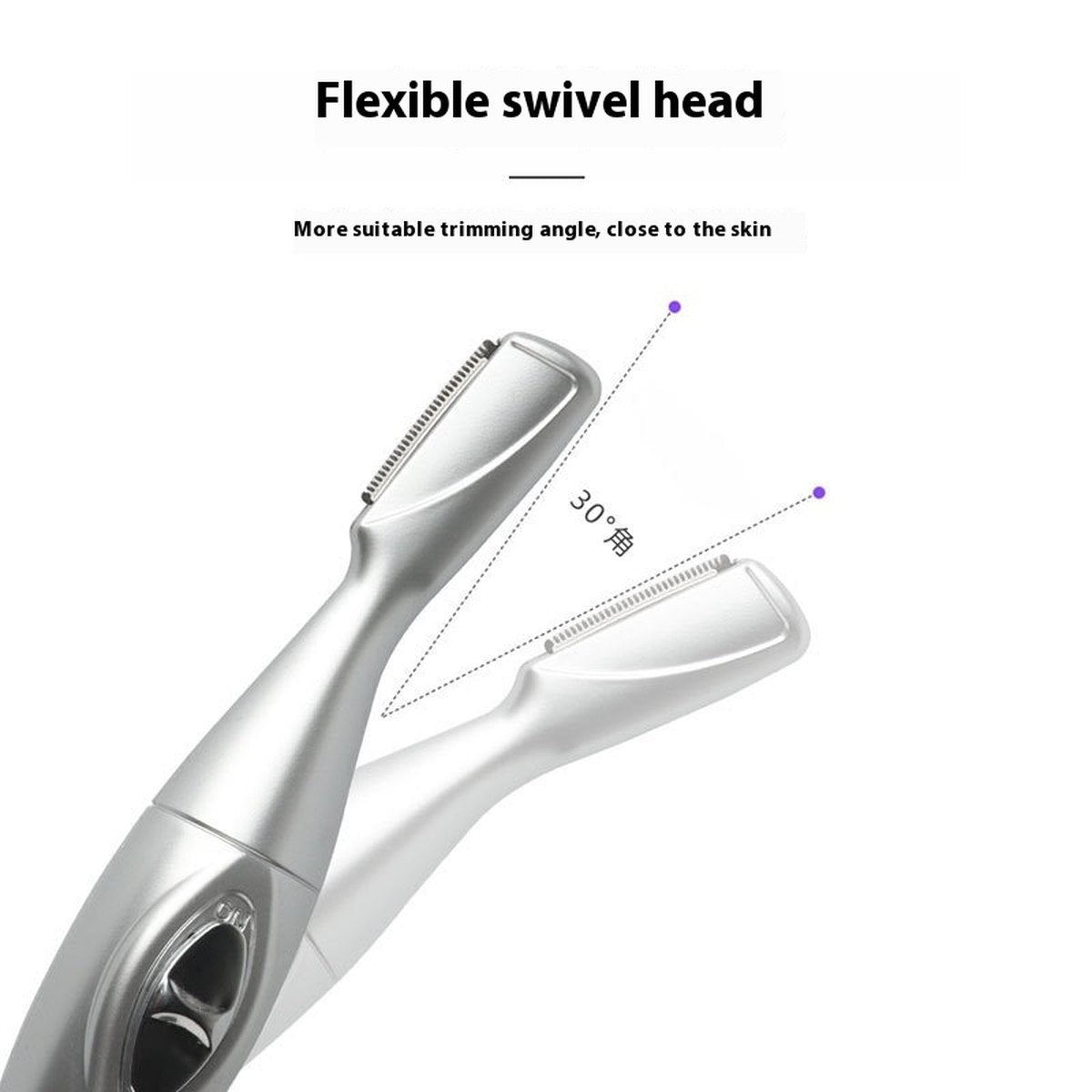 Electric Eyebrow Razor Wireless Dry Battery Shaver