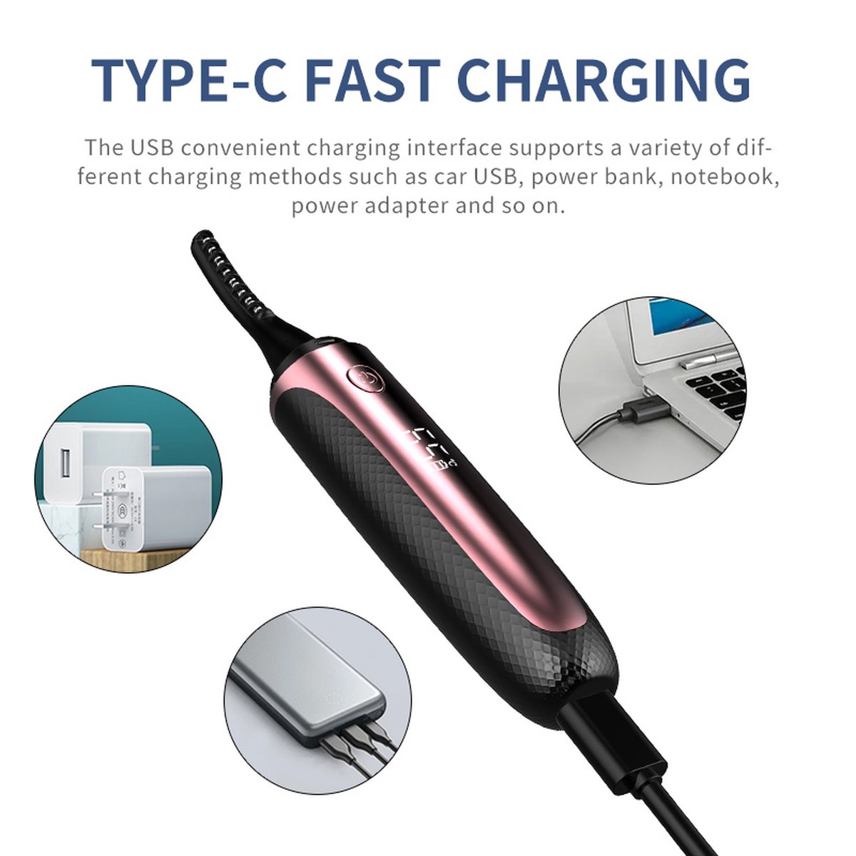 Electric Eyelash Curler, Slim Tip