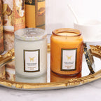 Embossed Glass Fragrance Handmade Gift Aromatherapy Soy