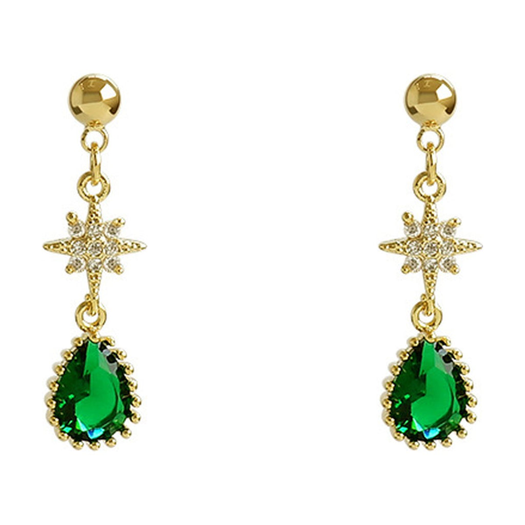 Emerald Drop Earrings