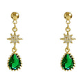 Emerald Drop Earrings