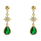 Emerald Drop Earrings