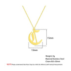 English Pendant Necklace