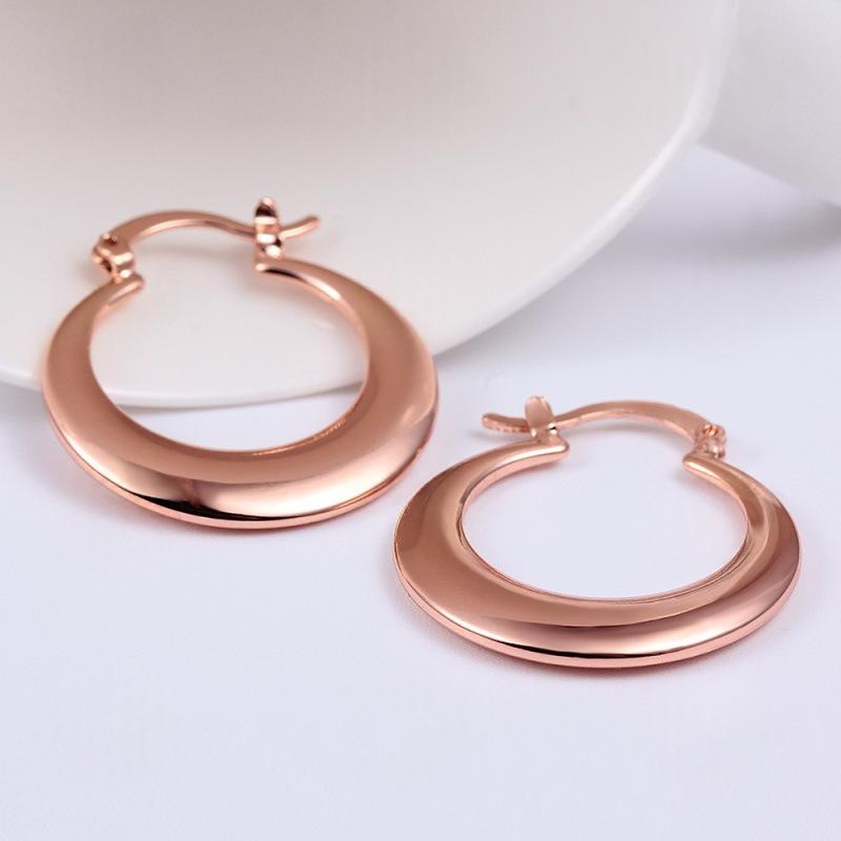 Exaggerated Hoop Earrings