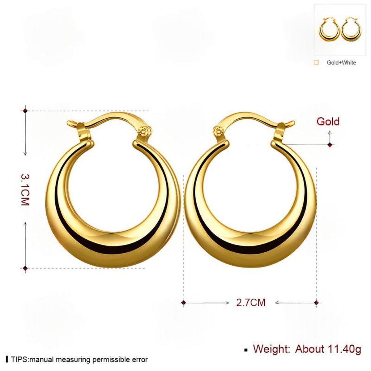 Exaggerated Hoop Earrings