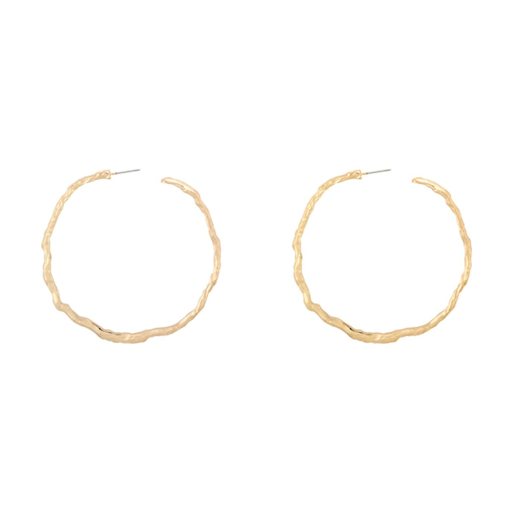 Exaggerated Irregular Hoop Earrings