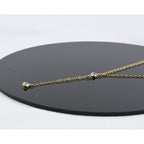 Exquisite Diamond Necklace Metal Pendant