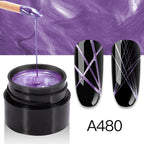 Nail Art Metal Brushed Glue Painting