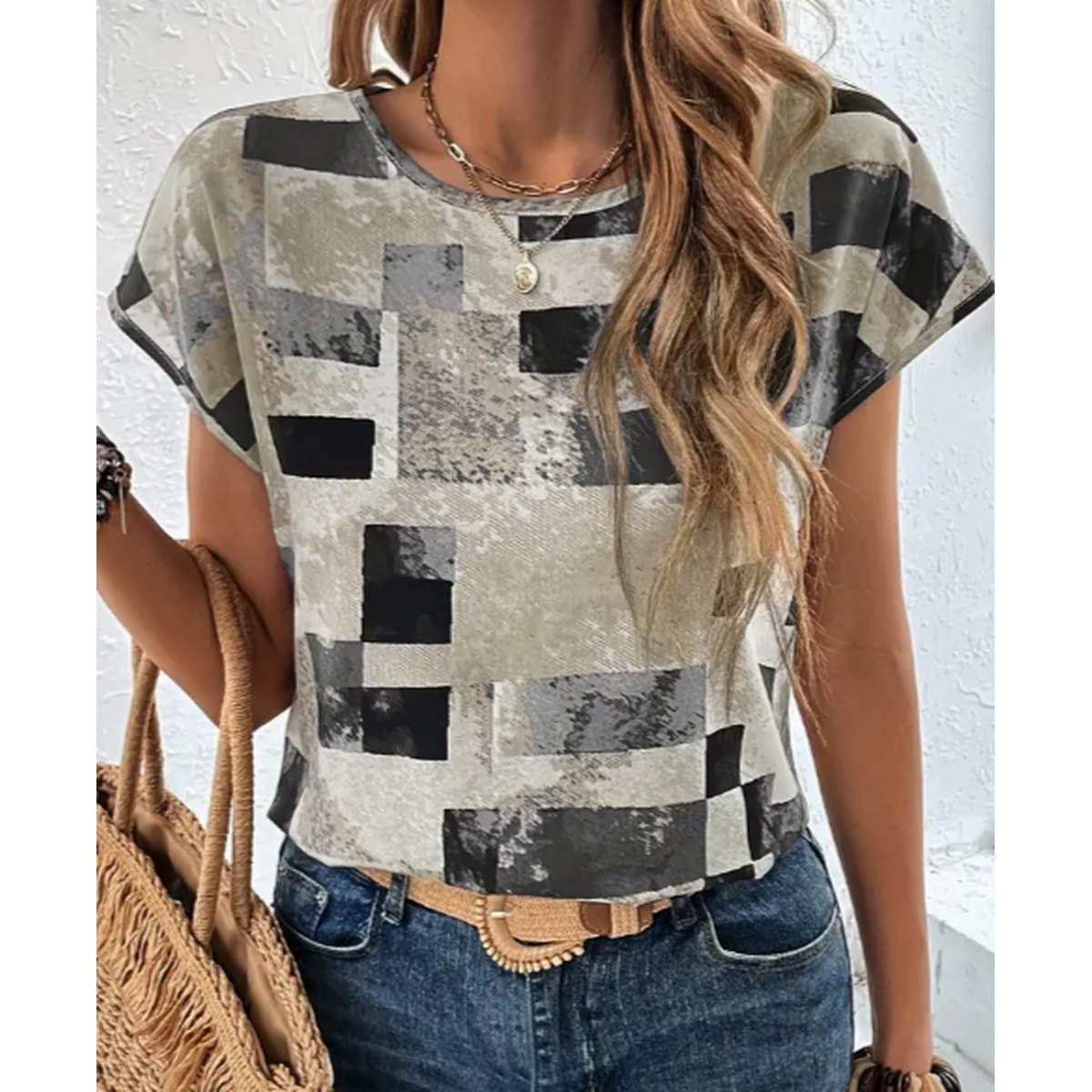 Aztec Print T-Shirt