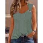 Eyelet Tank Top
