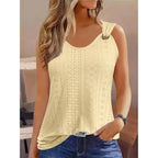Eyelet Tank Top
