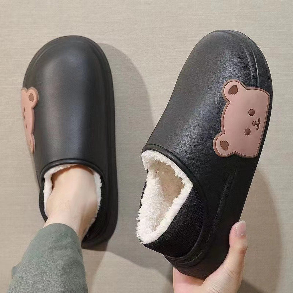 Fluffy Bear Slippers