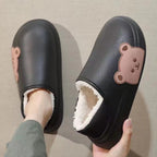 Fluffy Bear Slippers