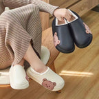 Fluffy Bear Slippers
