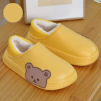 Fluffy Bear Slippers