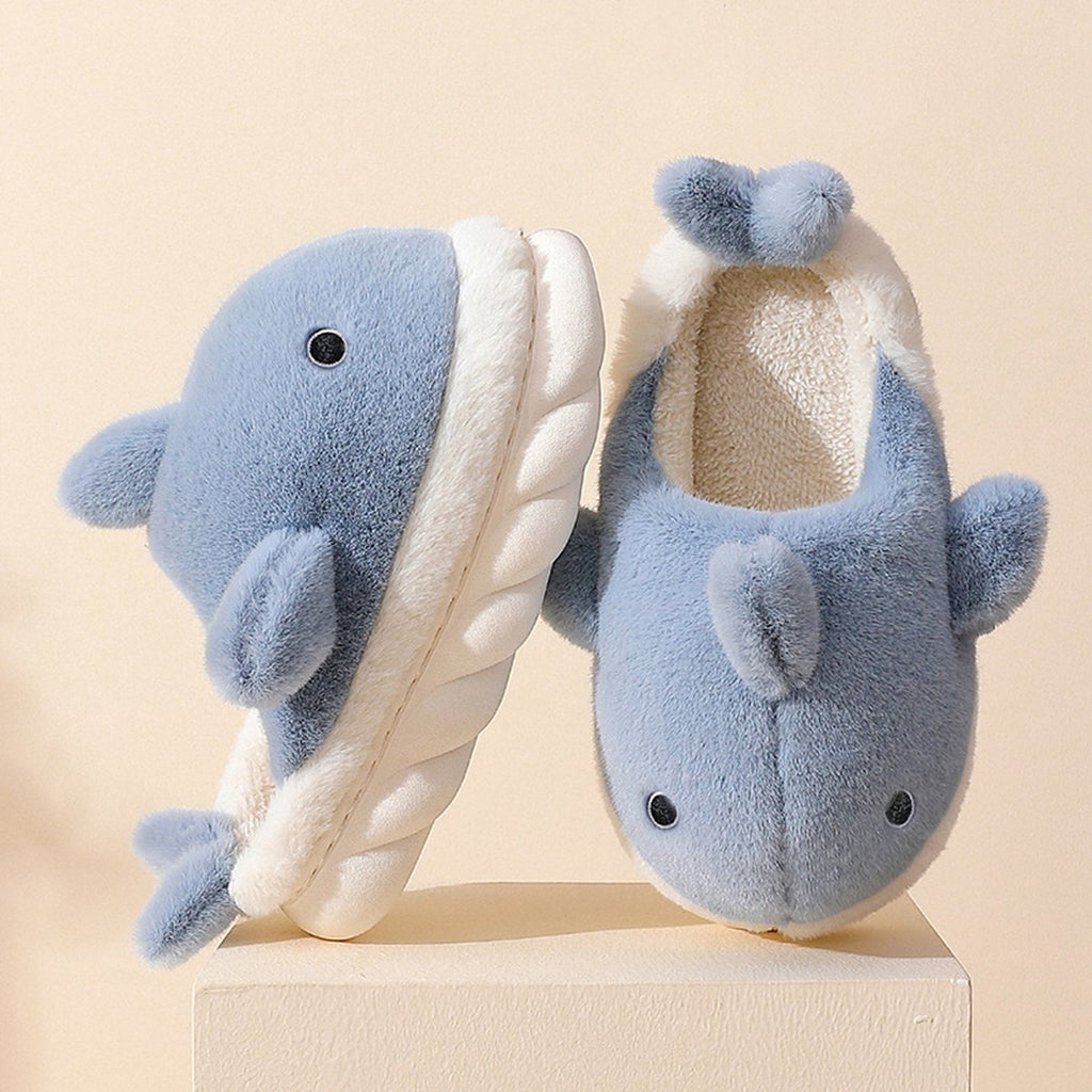 Fluffy Shark Slippers