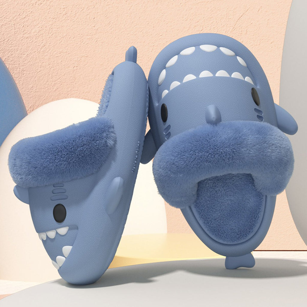 Fluffy Shark Slippers