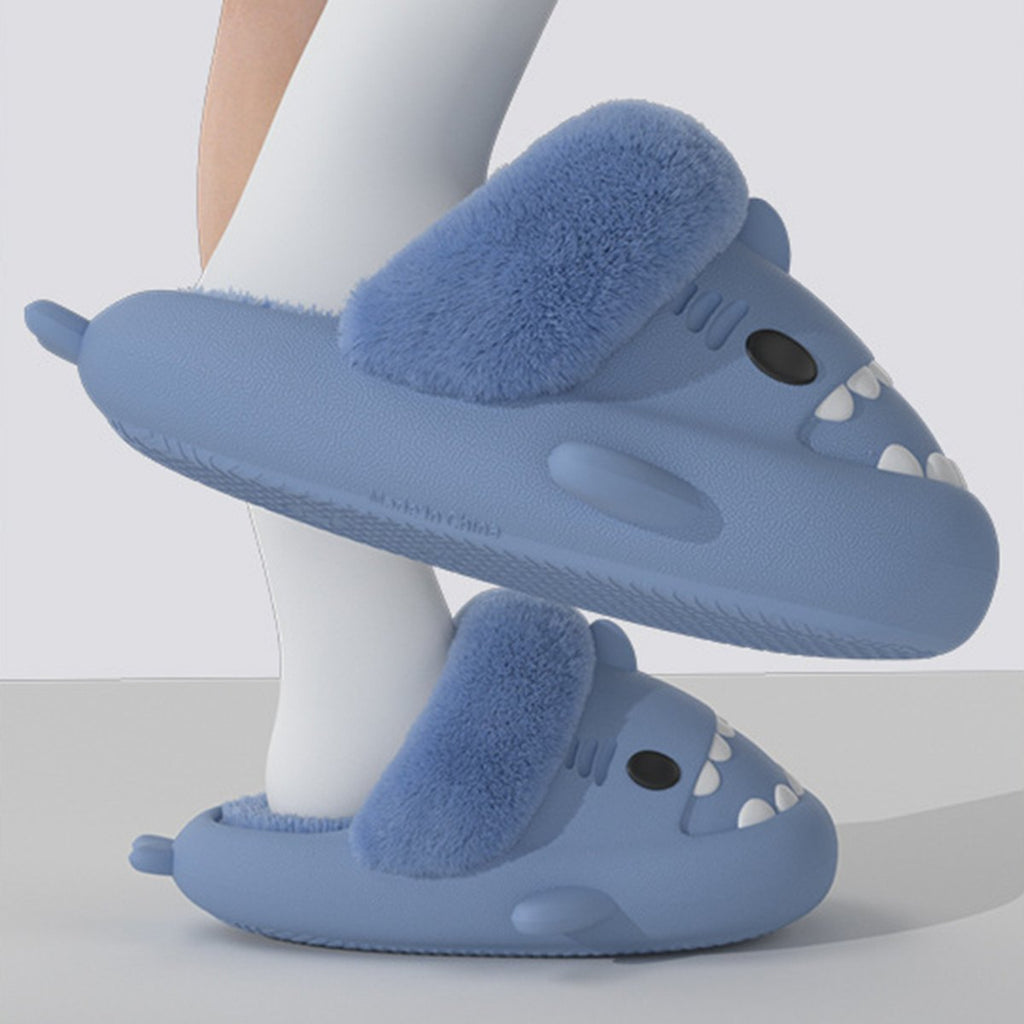 Fluffy Shark Slippers
