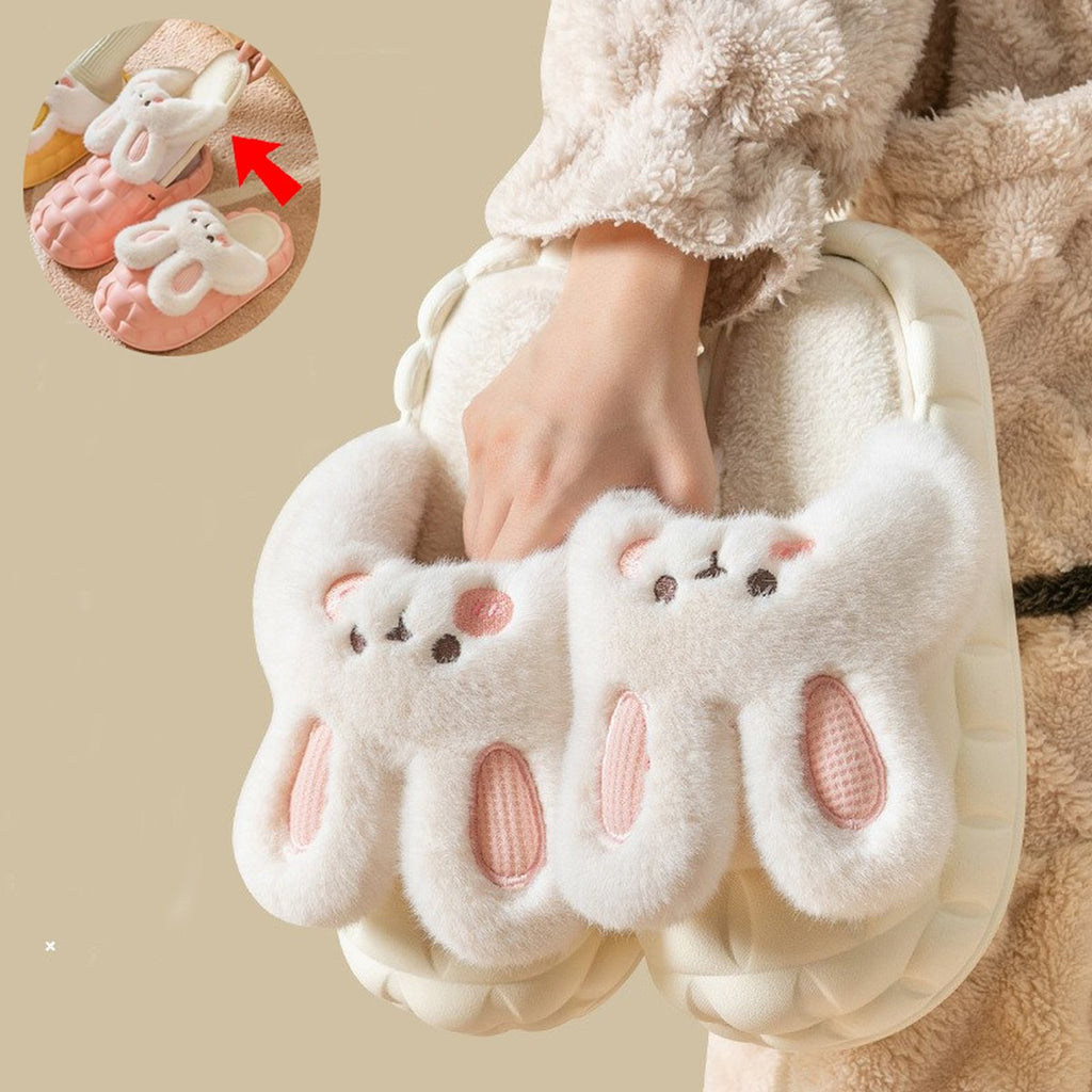 Fuzzy Rabbit Slippers