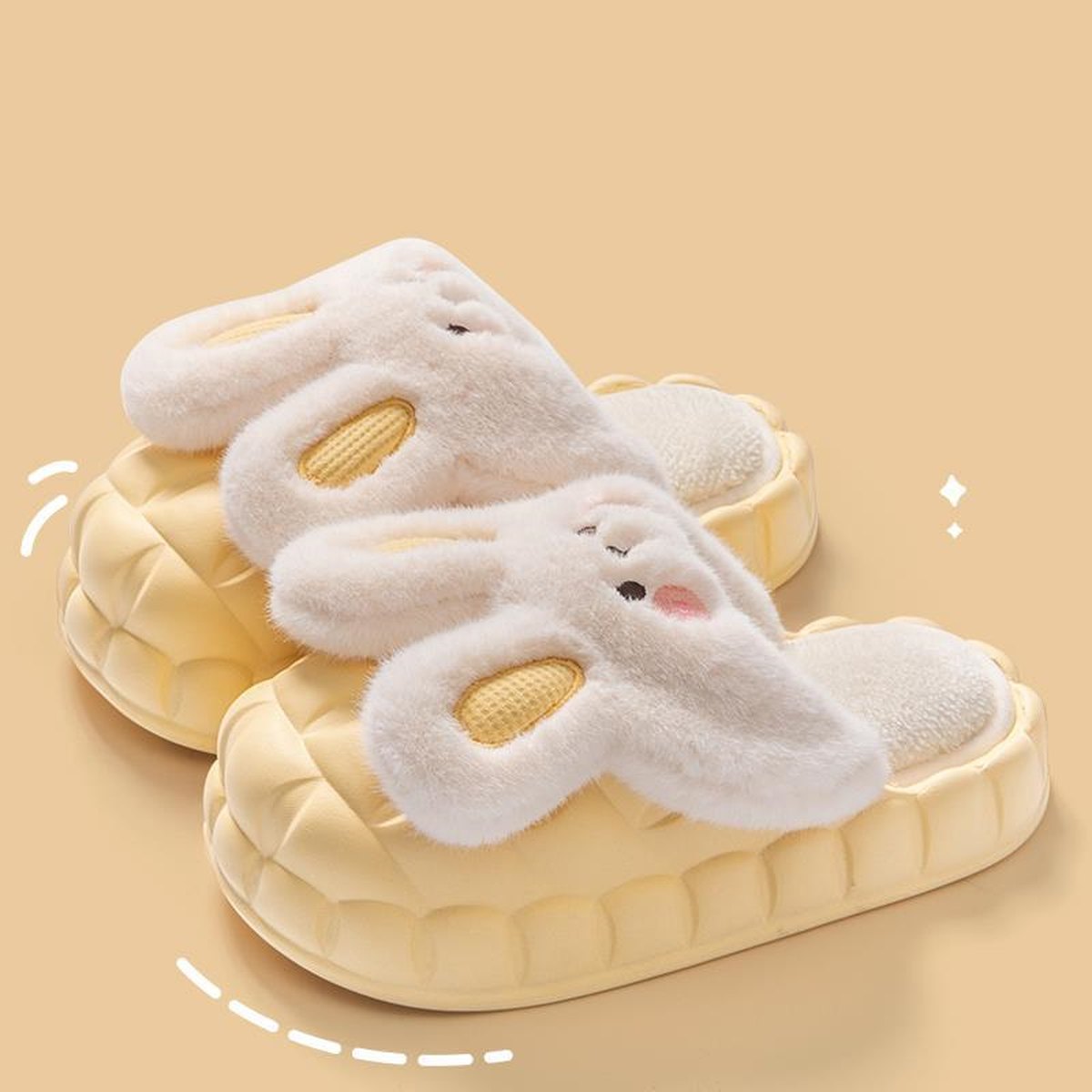 Fuzzy Rabbit Slippers