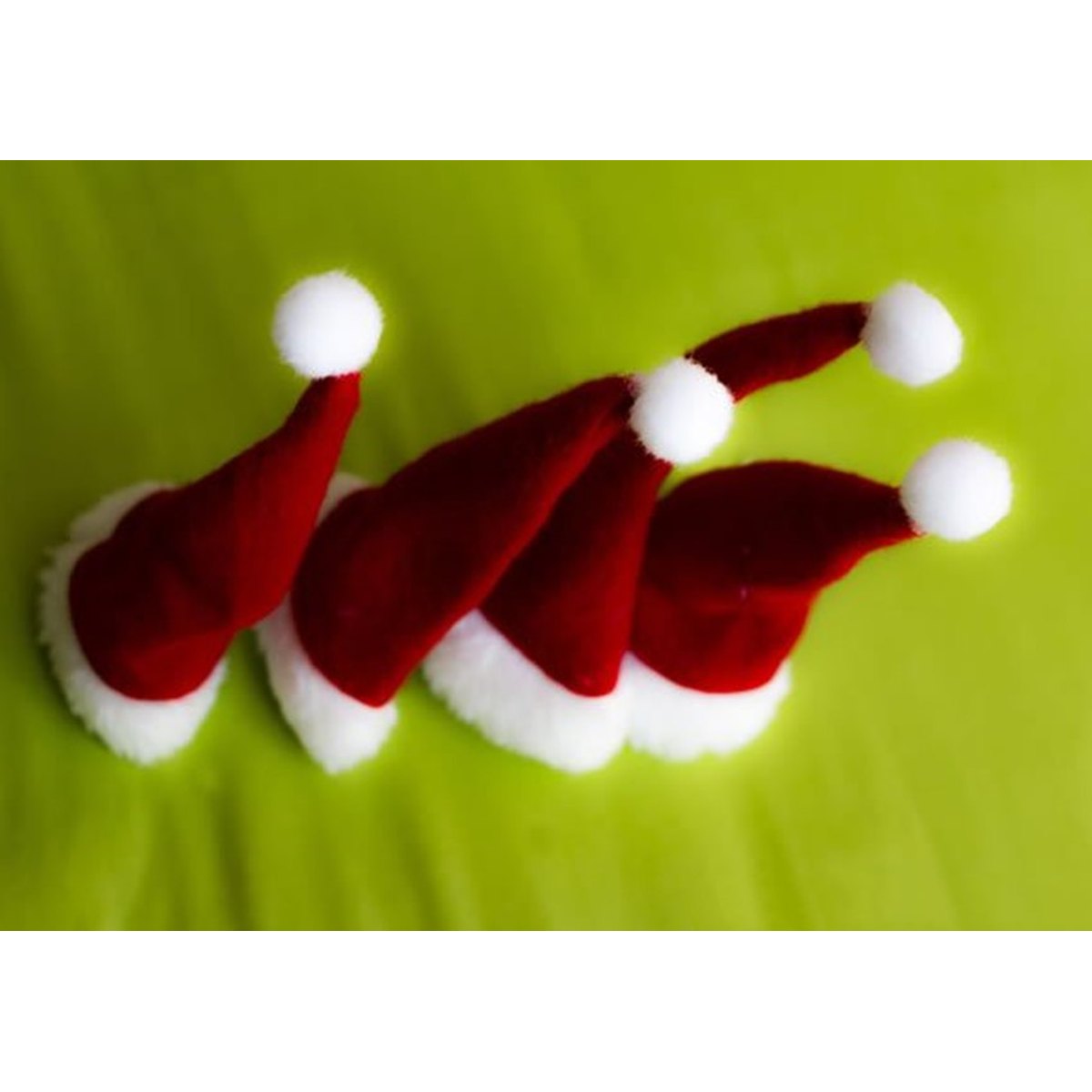 Gold Snowflake Santa Hat