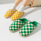 Gradient Plush Slippers
