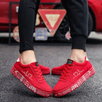 Heartbeat Print Canvas Shoes