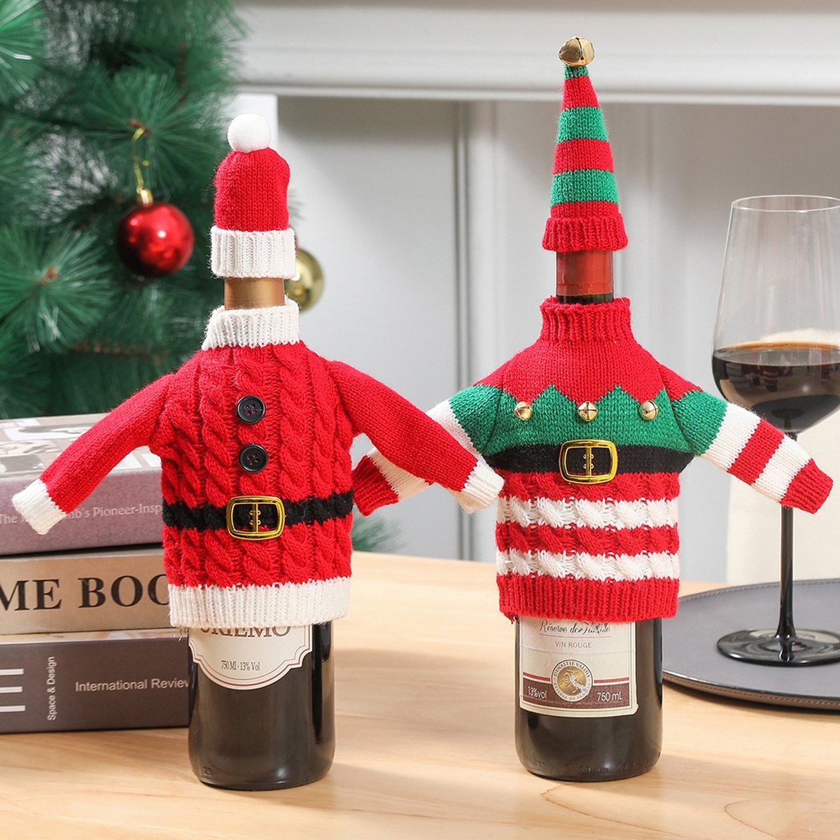 Knitted Wine Bottle Sweater