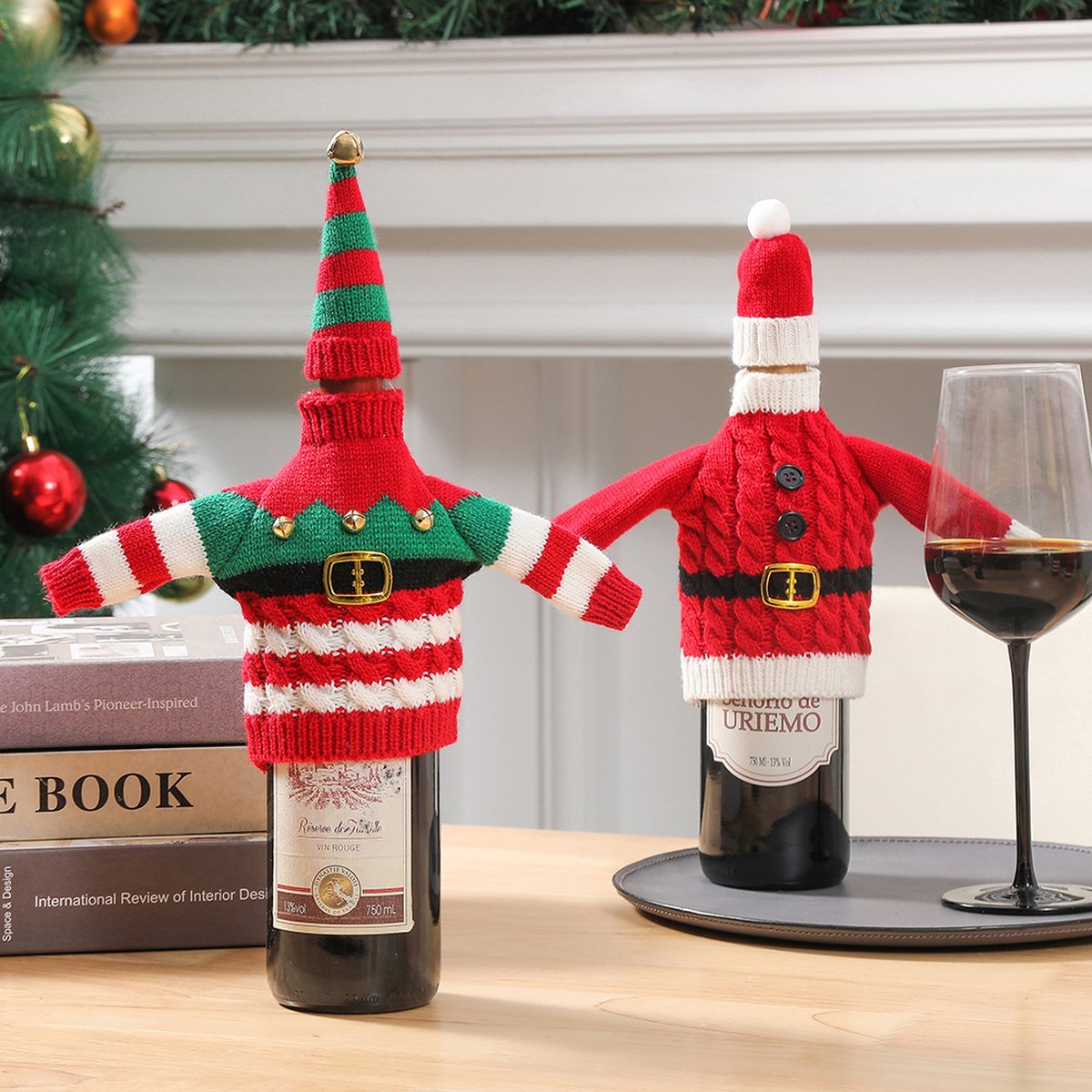 Knitted Wine Bottle Sweater