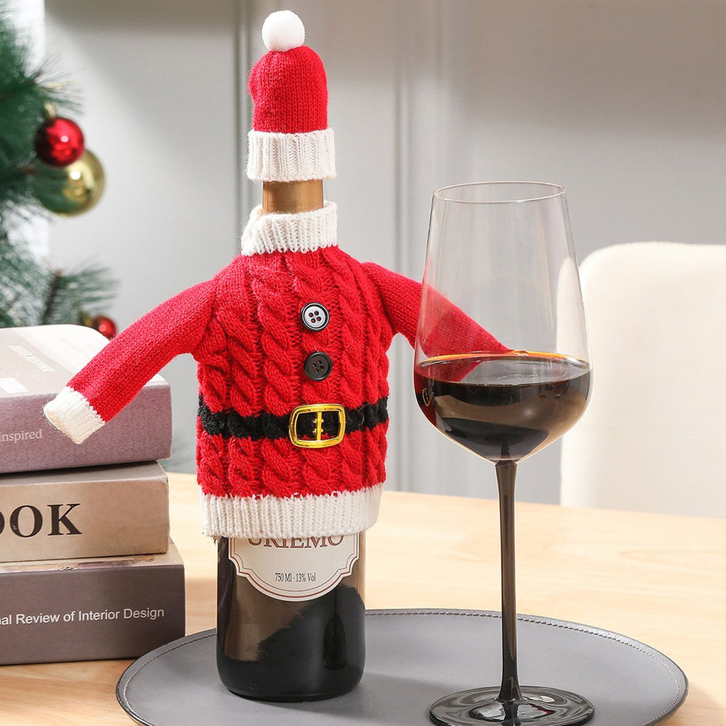 Knitted Wine Bottle Sweater