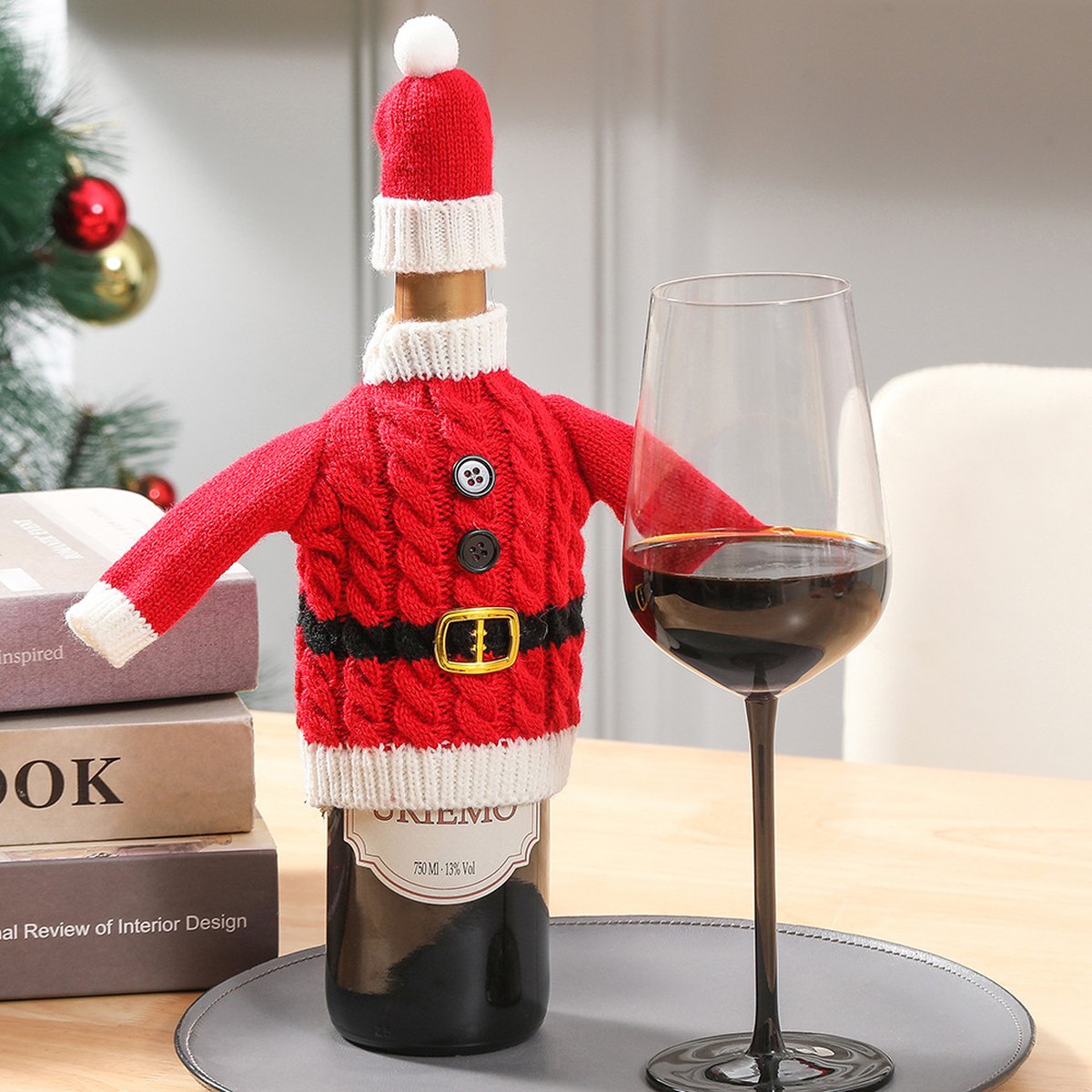 Knitted Wine Bottle Sweater