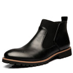 Men's Brogue Leather Boots