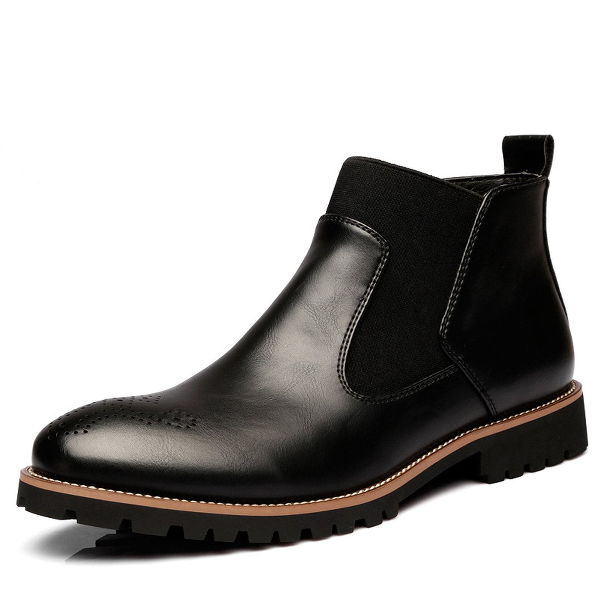 Men's Brogue Leather Boots