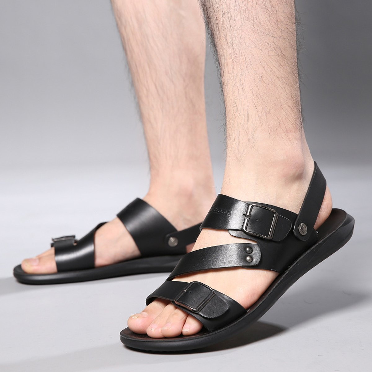 Men's Buckle Sandals