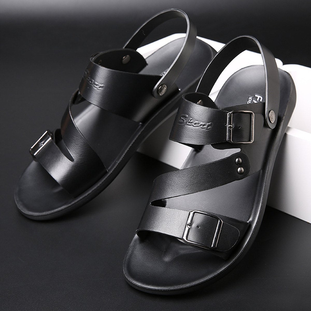 Men's Buckle Sandals