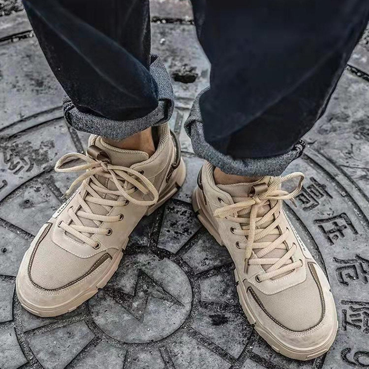Men's Canvas Martin Boots