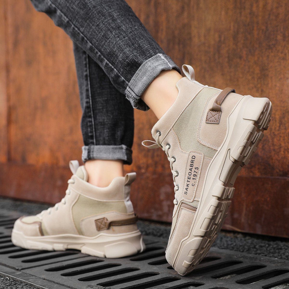 Men's Canvas Martin Boots