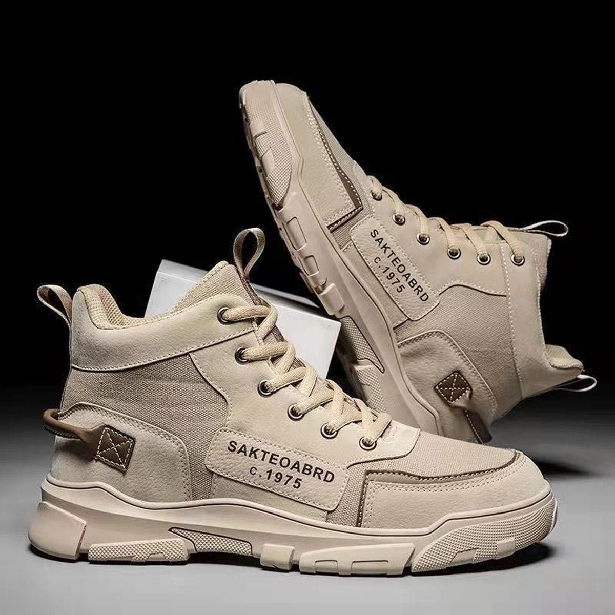 Men's Canvas Martin Boots