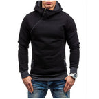 Men's Diagonal Zip Hoodie