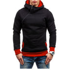 Men's Diagonal Zip Hoodie