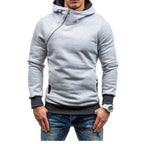 Men's Diagonal Zip Hoodie