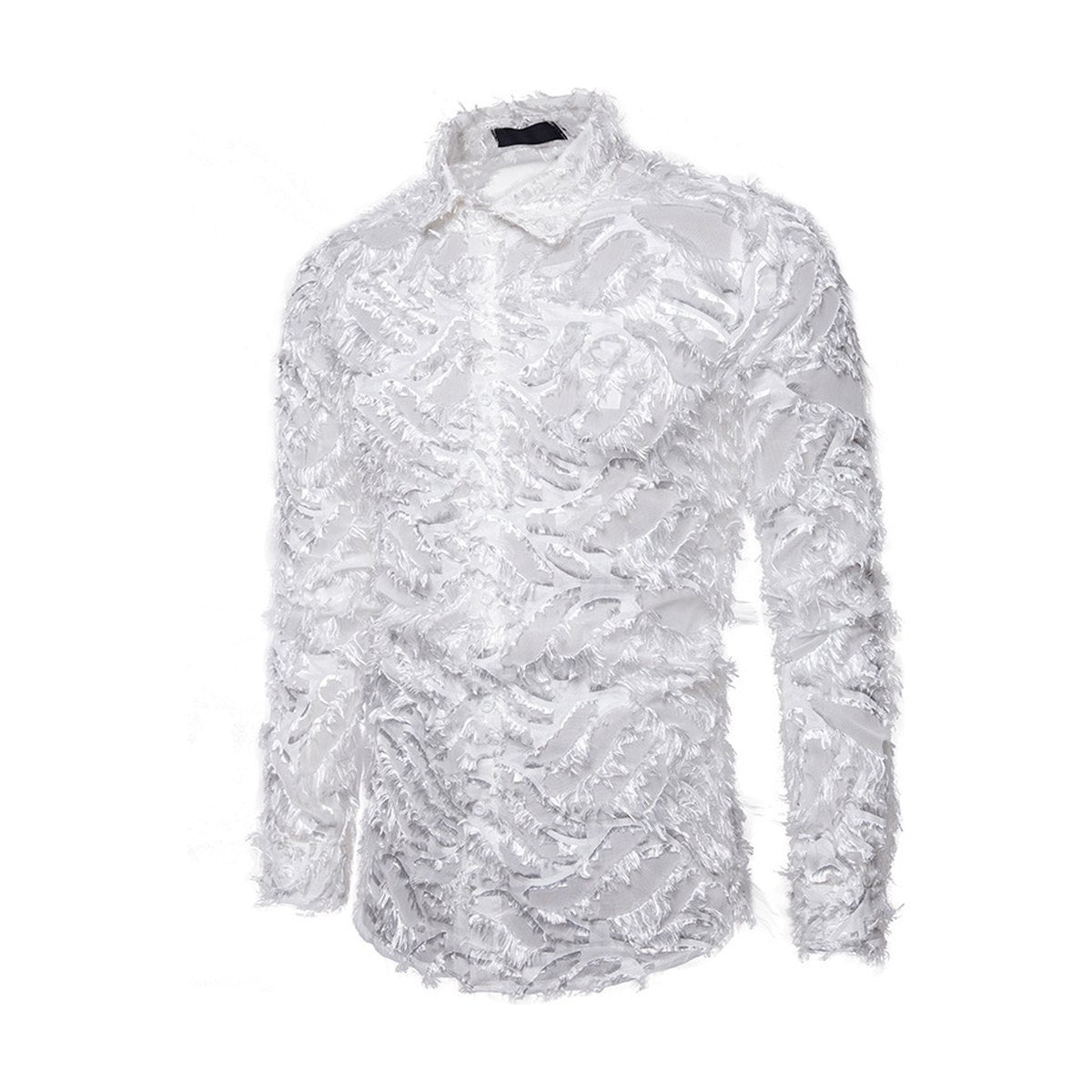 Men's Feather Fringe Shirt
