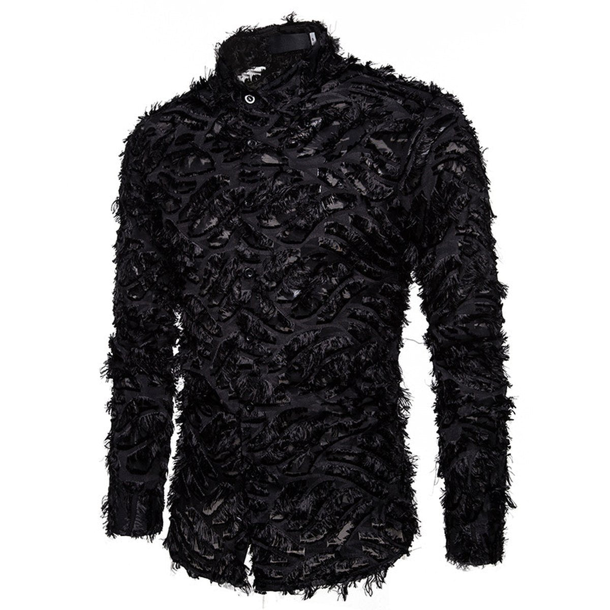 Men's Feather Fringe Shirt