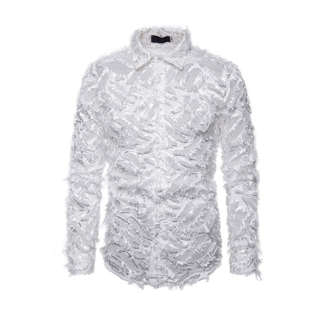 Men's Feather Fringe Shirt