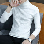 Men's High Neck Slim Sweater