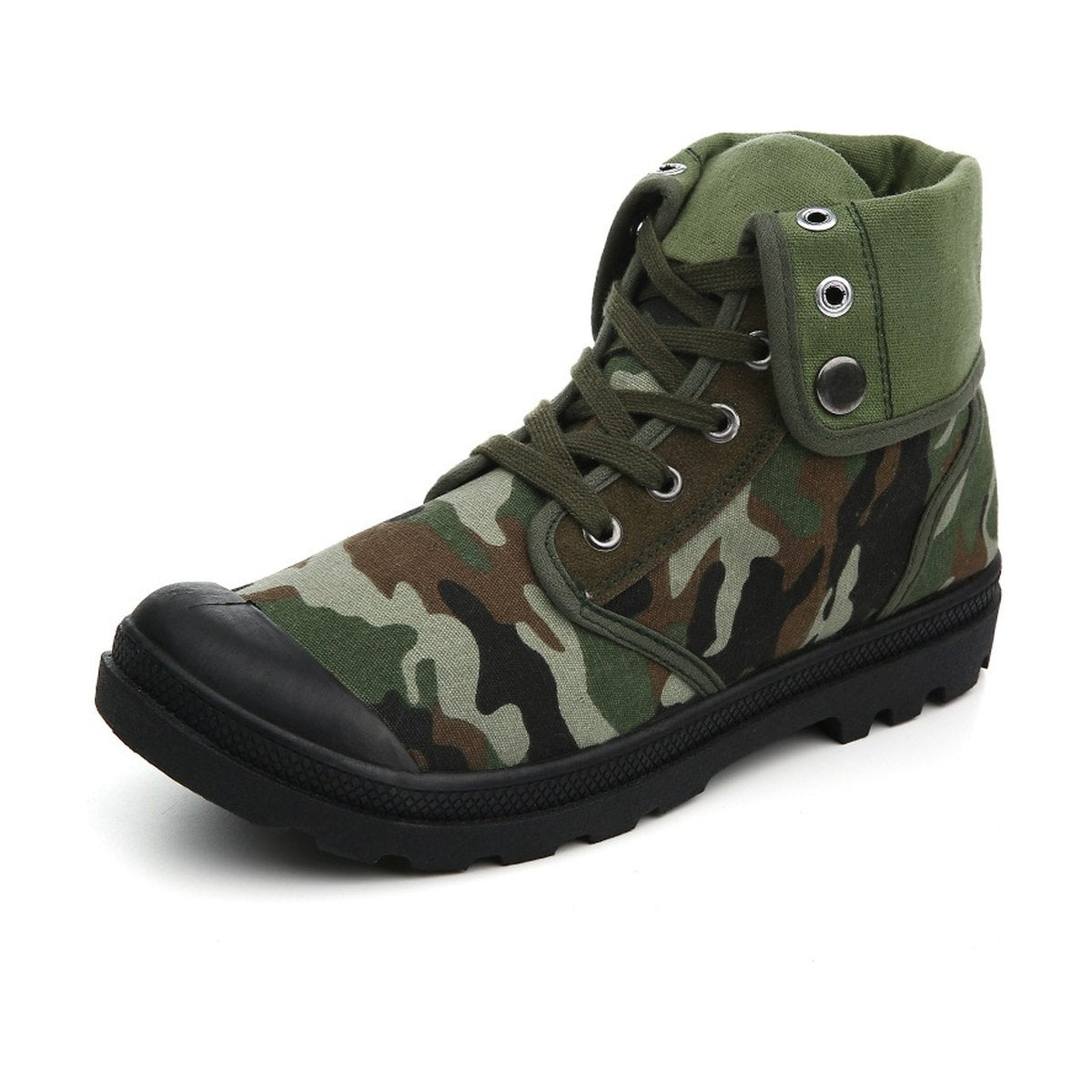 Men's High-Top Canvas Sneakers