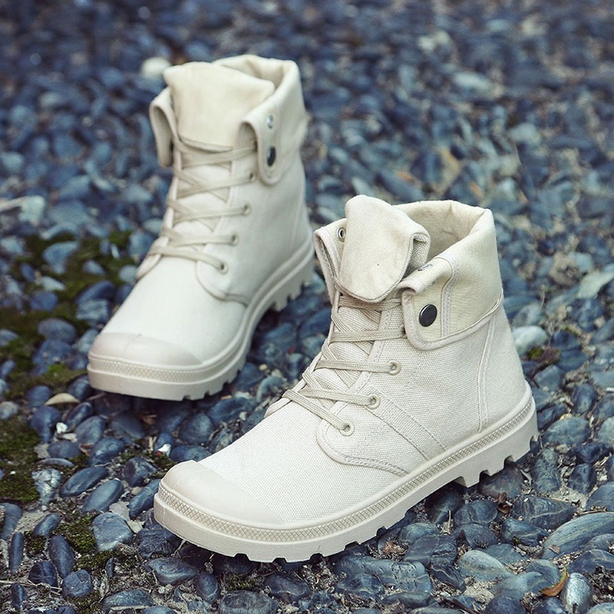 Men's High-Top Canvas Sneakers