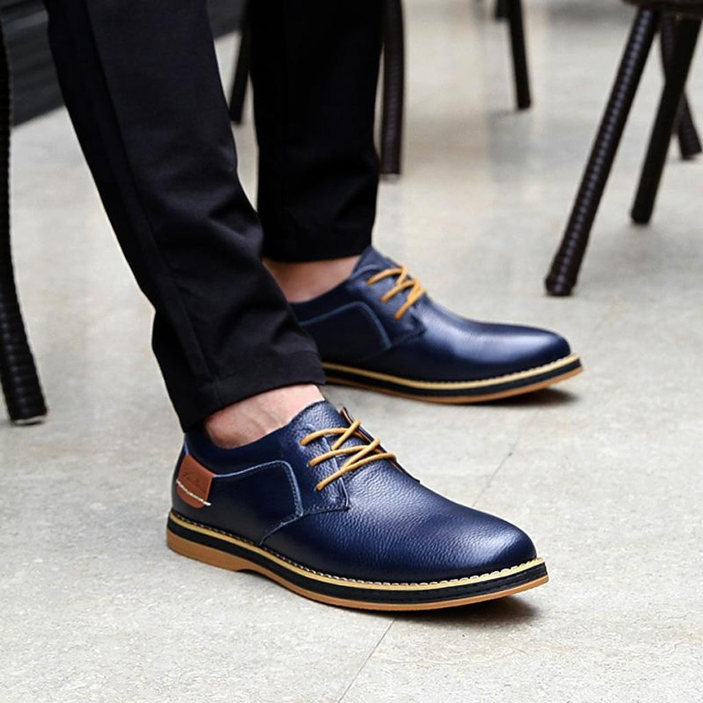 Men's Leather Shoes, Large Sizes