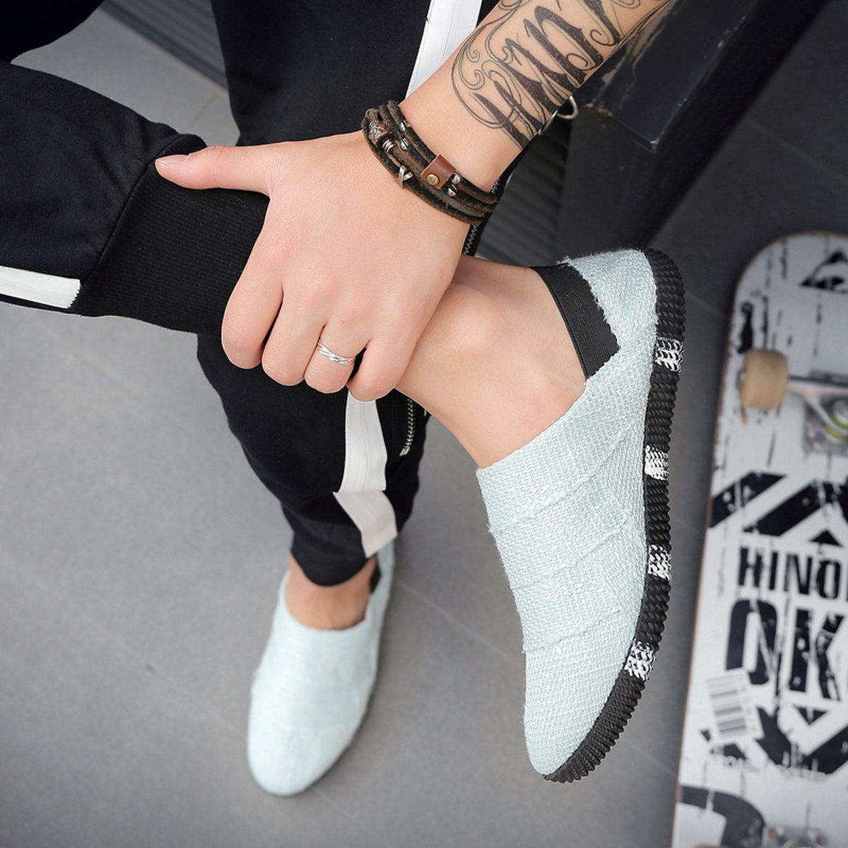 Men's Linen Canvas Shoes