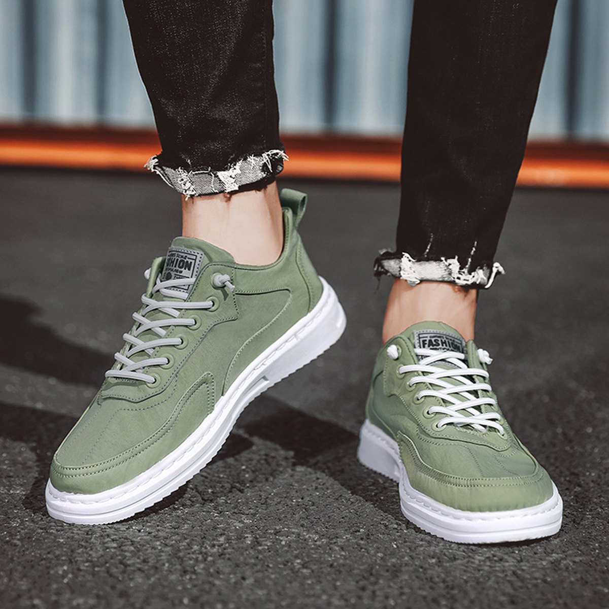 Men's Platform Canvas Sneakers